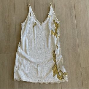 Free People sequin mini dress